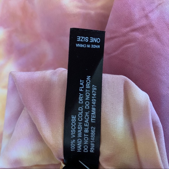 NWT TORRID Gorgeous Tie Dye Ruana - One Size - Swimsuit Cover Up - Picture 7 of 8